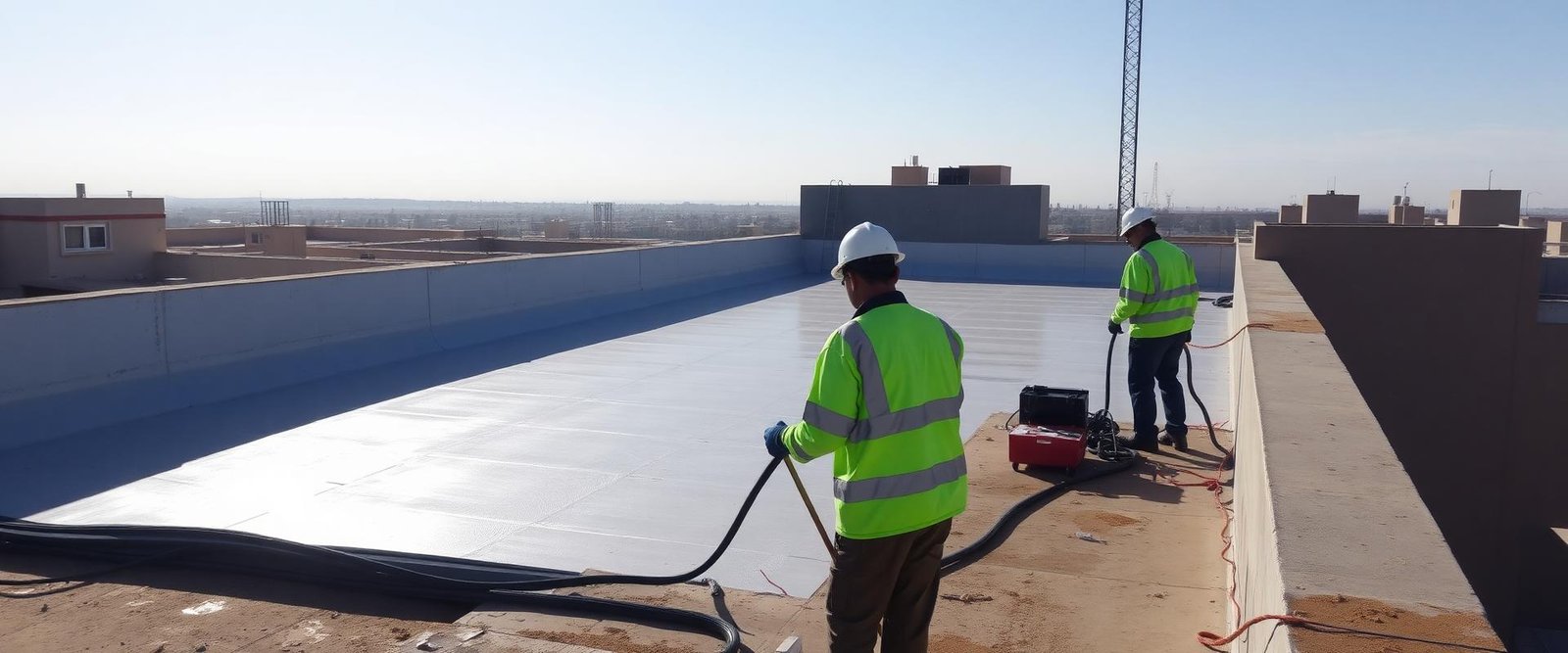 Travaux étancheité à rabat